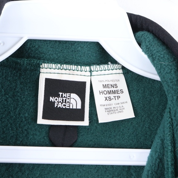 Vintage 90s The North Face Fleece Vest Green USA - Picture 5 of 8